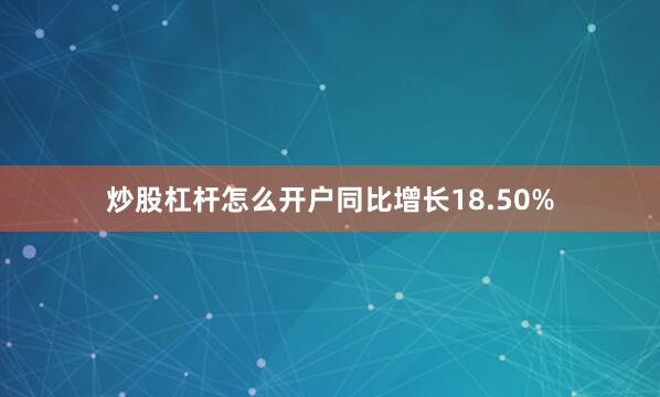 炒股杠杆怎么开户同比增长18.50%